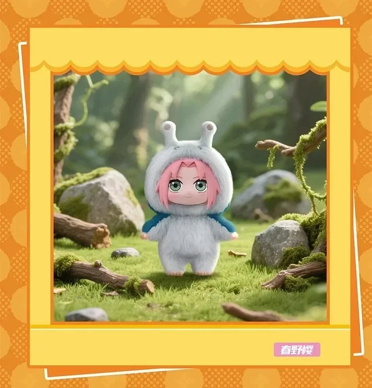 Toptoy Naruto Shippuden Beast Party Series Vinyl Figure Plush-Like Texture Blind Box Chibi Kakashi Sasuke Collectible