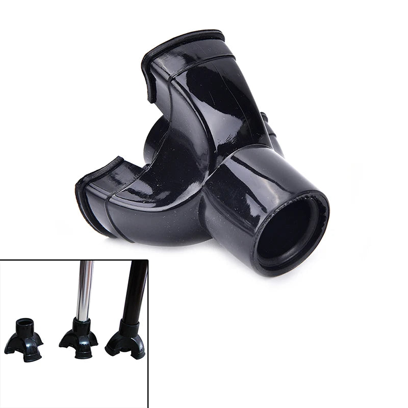 1pc Walking Stick Cane Crutch Pad Rubber Heavy Duty Ferrule End Bottom 19mm Outdoor Camping Hiking Accessories
