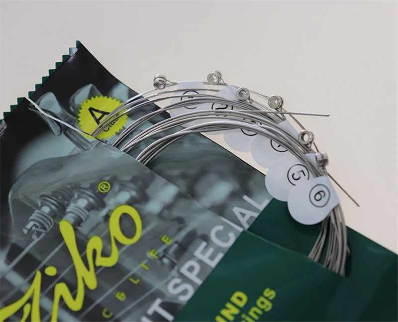 ZIKO DEG-009 Electric Guitar Strings Steel Core Surface Coating Nickel Extra Light Special Musical Instrument Accessorie Parts