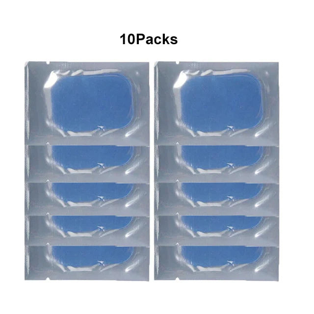 100Pcs Abs Stimulator Gel Pads Replacement Gel Stickers Hydrogel  For EMS Muscle Training Massager ABS Abdominal Trainer