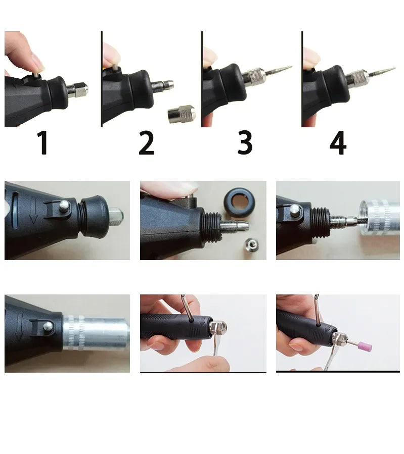 JANGKLIFE110-220V Polishing and Drilling, High-Power Grinder and 211pcs Set, Cutting, Engraving, Multi-Function Electric Grinder