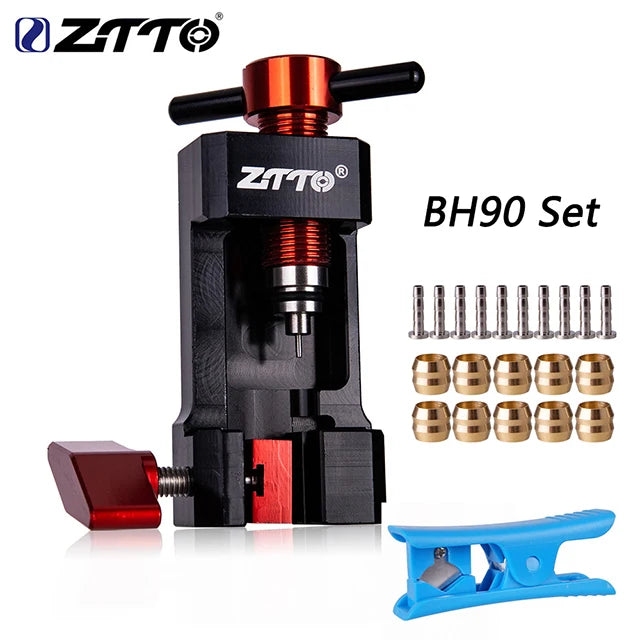 ZTTO Bicycle Hydraulic Disc Brake Oil Needle Tool Driver Hose Cutter Cable Pliers Olive Connector Insert BH59 BH90 Install Press