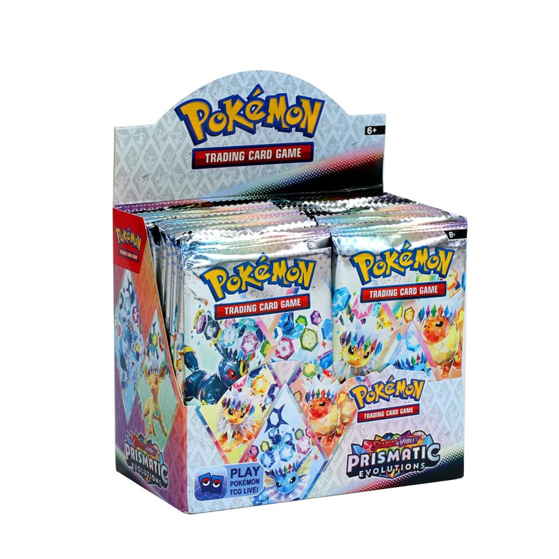 360Pcs English Pokémon TCG Prismatic Evolutions Evolving Skies Scarlet Violet 151 Booster Box Pokemon trade card 36 Pack Box