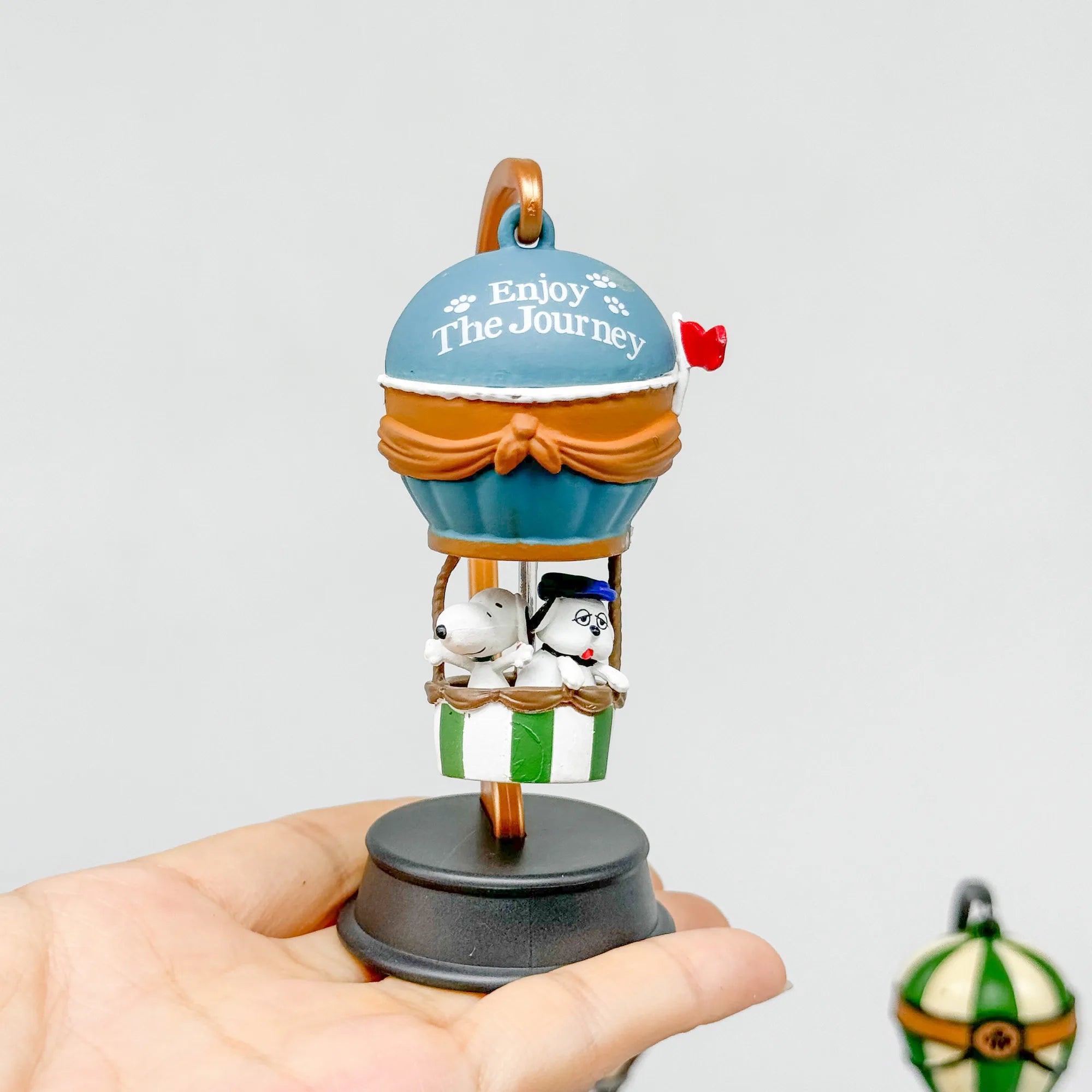 Anime Snoopy Action Figures Hot Air Balloon Blind Box Toy Model Collection Desktop Ornament Children's Birthday Gifts