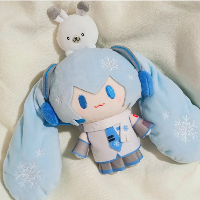 15cm Hatsune Miku Kawaii Q Version Figure Doll Anime Peripheral Keychain Bag Pendant Toy Collection Model Ornament Toys Gifts