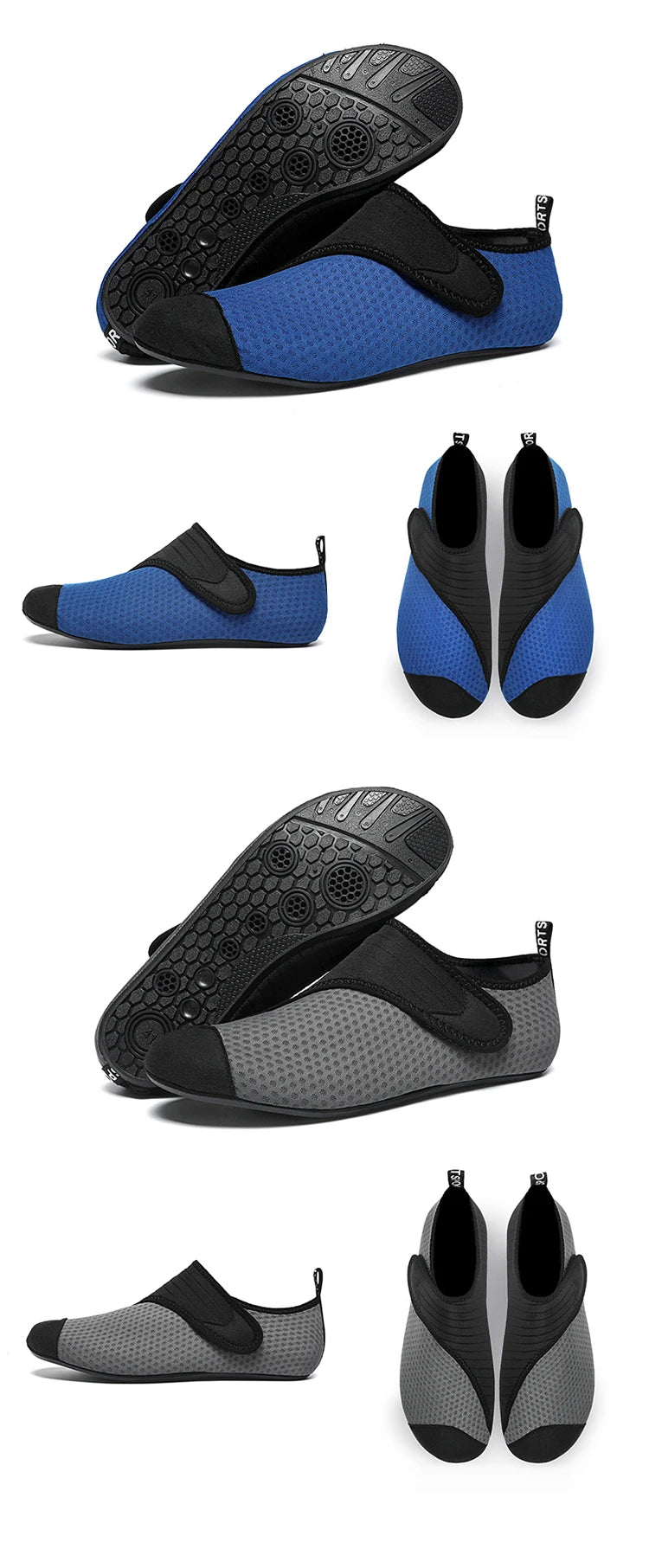 Men's Women's Kids Quick Dry Water Sports Barefoot Feeling Wading Shoes, Water Shoes for Swimming, Windsurfing, Surfing Shoes