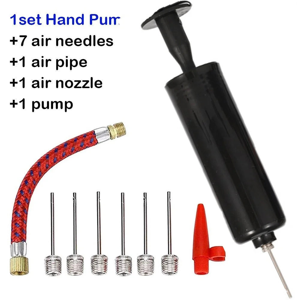 Portable Hand Air Balls Pump Inflator Inflatable Kit with Needle for Soccer Basketball Football Volleyball Balls And Bicycles