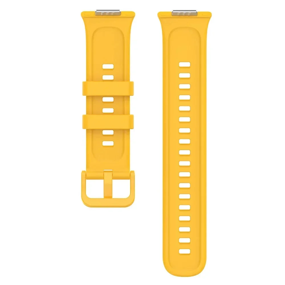Silicone Strap For Huawei Watch Fit 2 Watch Band Bracelet Replacement Accessories + Transparent TPU Protective Case