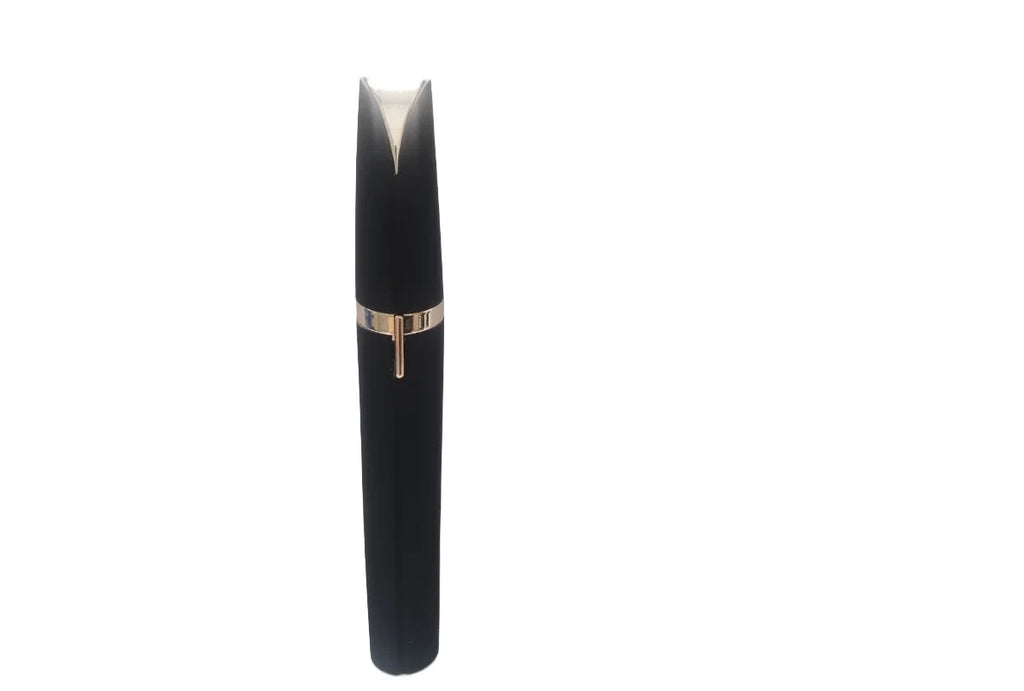 Mini Electric Eyebrow Trimmer Pen - Painless Hair Remover with LED Light for Facial Brows