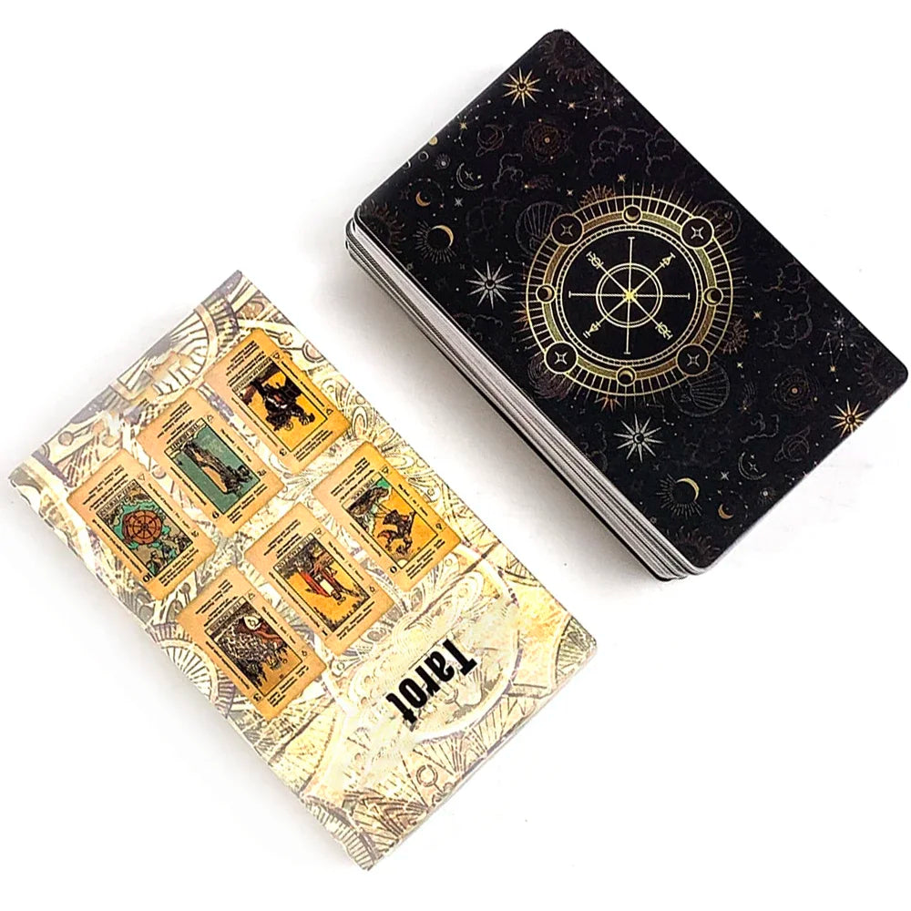 The Classic Tarot Cards Deck 78Pcs For Easy Beginners Fate Fortune Telling Party Tabletop Board Game Toy