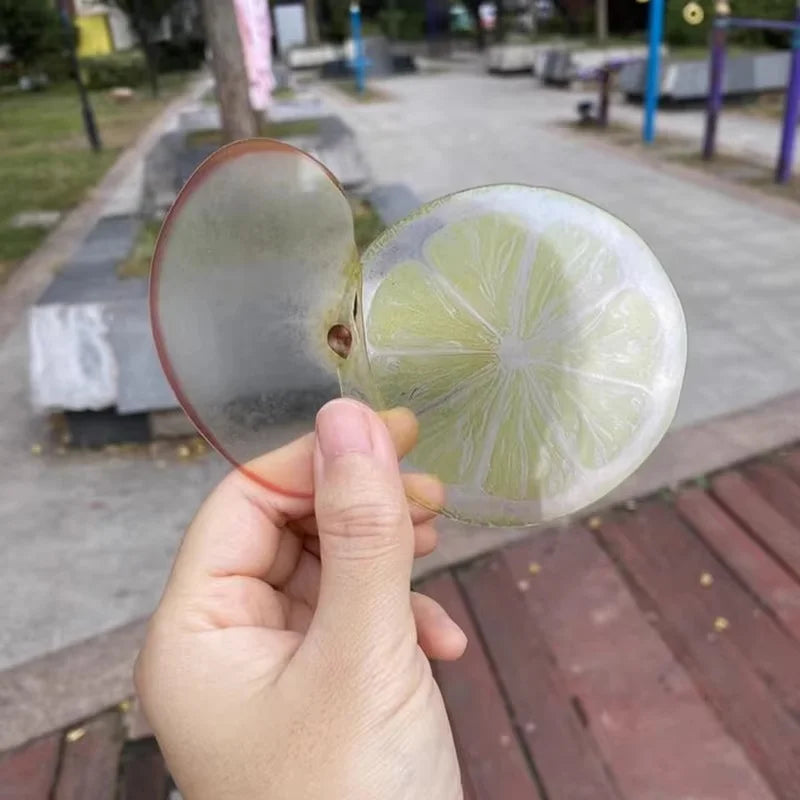 36 Styles New Delicate Transparent Acrylic Apple Bookmark Reading Mark Girl Gift Premium Feeling Cute Grape Tomato Bookmarks Toy