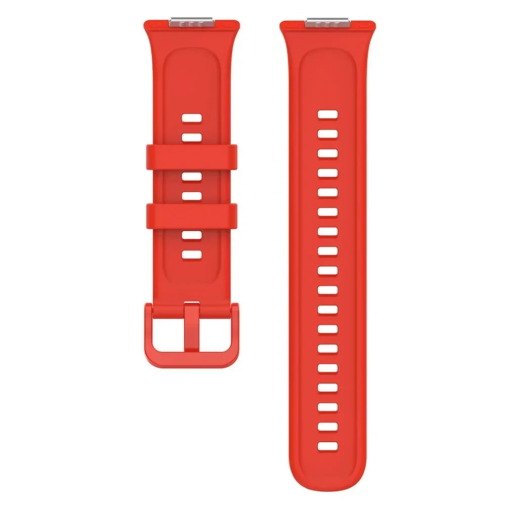 Silicone Strap For Huawei Watch Fit 2 Watch Band Bracelet Replacement Accessories + Transparent TPU Protective Case