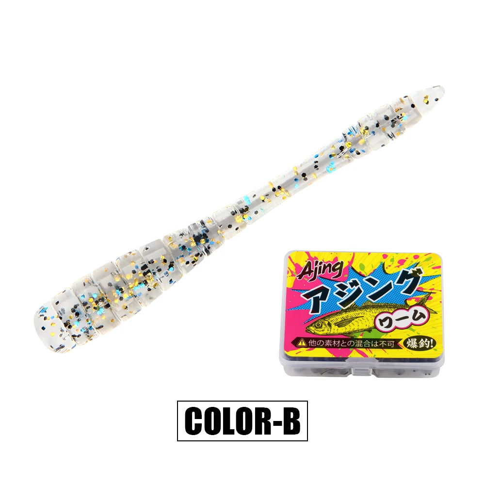 Spinpoler 4.8cm Ajing Soft Fishing Lure Mini Plastic Bait Tpr Rockfishing Stream River Sea Smaller Predators Drop Shot Tackle