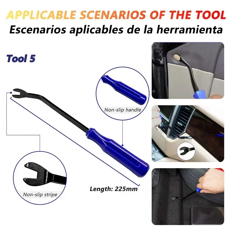 Auto Dismantle Tools Kit Plastic Kit Car Door Clip Panel Trim Radio Dash Audio Removal Installer Pry Kit Conversion Repairing