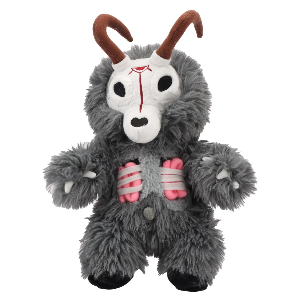 BIGEARDOG Kawaii Cartoon Wendigo Zombie Deer Head Plush Toy Stuffed Wendigo Toy Birthday Halloween Creative Gifts Room Decor