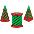 3 Pack Spiral Cone Fidget Toys 3D Printed Impossible Passthrough Pyramid Pillar Helix Screw Toys for Anxiety Relaxing