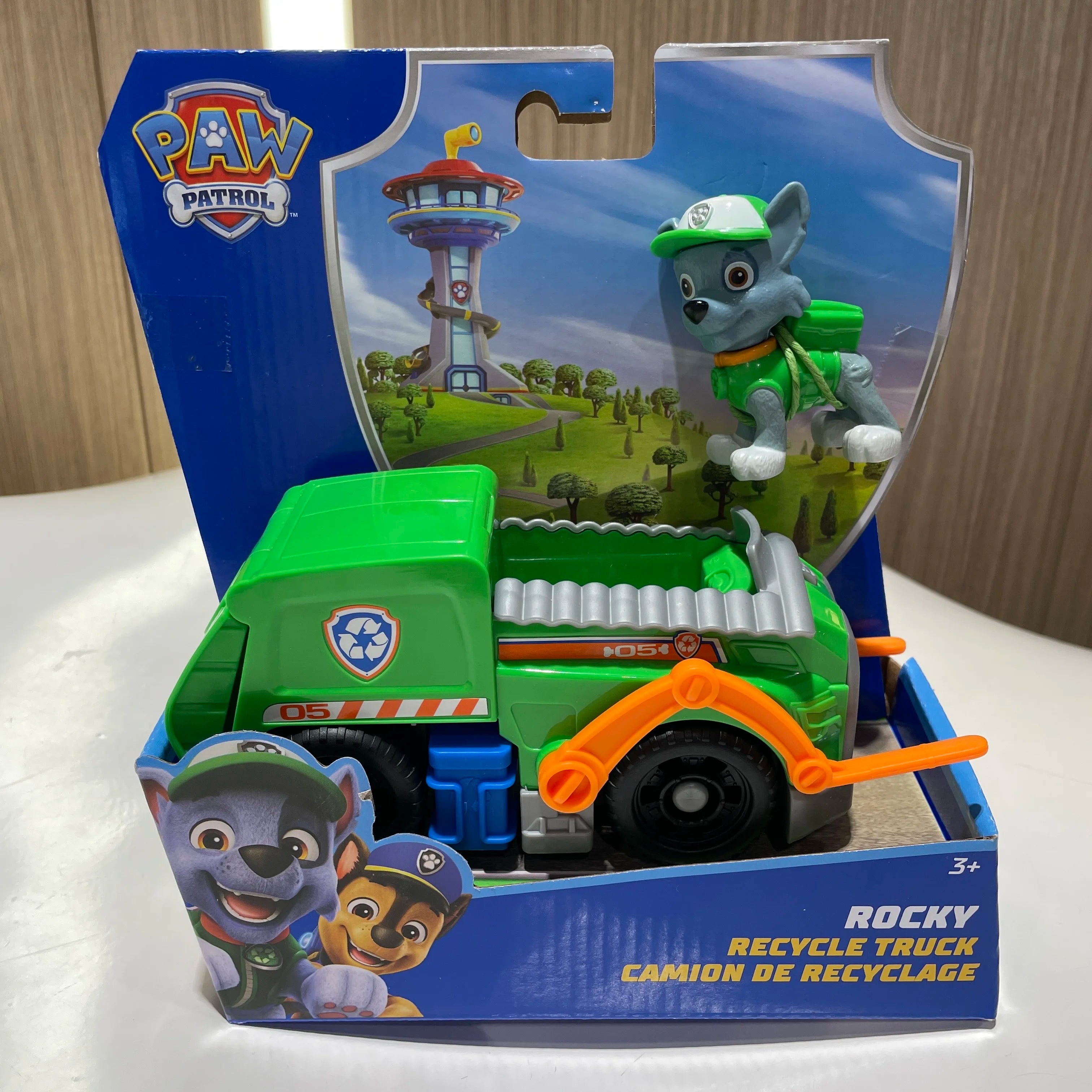Genuine Paw patrol Dino Rescue Rex Ryder Everest Rescue Vehicle with Collectible Action Figure Patrulla Canina Children TOY Gift