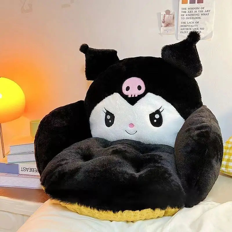 Cartoon Doll Cushion Office Chair Cushion Cute Creative Plush Winter Warm Comfortable Bedding Pillow Gift For Girls Dormitory