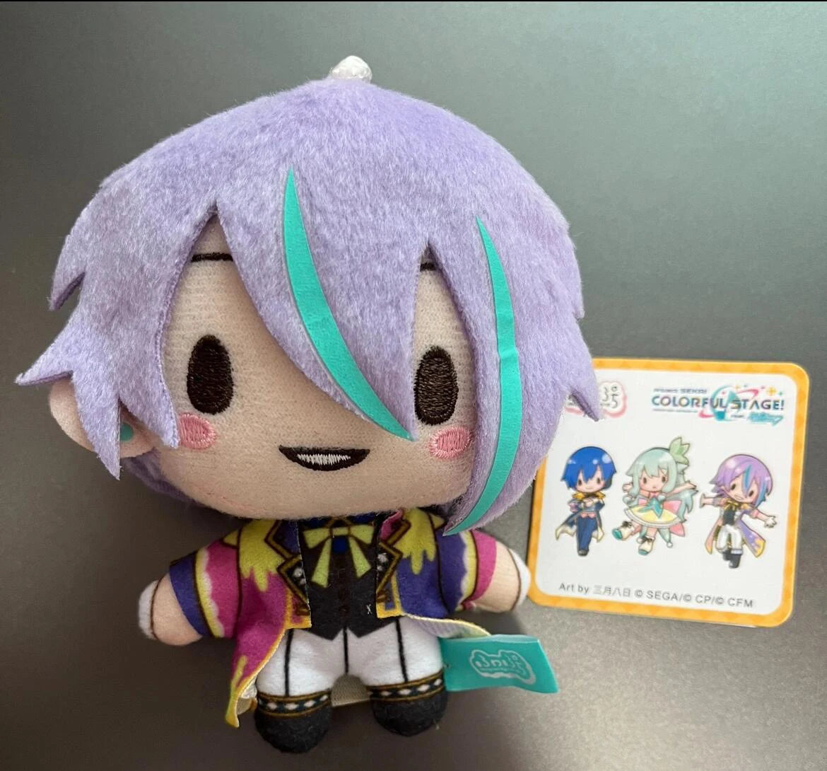 10cm Pjsk Plush Keychain Project Sekai Tenma Tsukasa Stuffed Plushies Bag Pendant Kamishiro Rui Kawaii Plush Doll Toy Gift