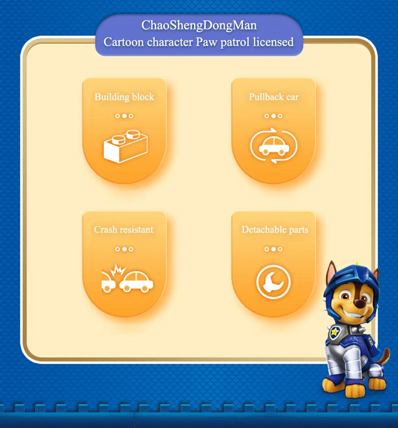 Genuine Paw Patrol PVC Cartoon Model Car 4-6cm Ryder Mashall Chase Rubble Skye Puppy Patrol Toys Figure Children Christmas Gifts