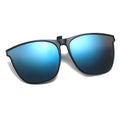 Polarized Clip On Sunglasses Men Women Car Driver Goggles Night Vision Eyewear Anti Glare Vintage Square Sun Glasses