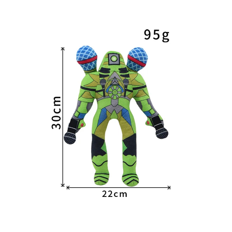 Skibidi Toilet Bosses  Titan  TV Man Cameraman Plush Toys  for Fans and Friends Beautifully Stuffed Animals Doll Christmas Gift