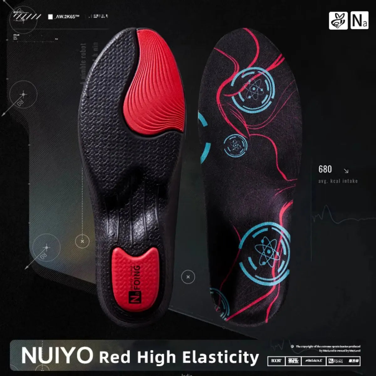 2Pcs Sports Shoes Insoles EVA Running Insole for Feet Shock Absorption Baskets Shoe Sole Arch Support Orthopedic Inserts
