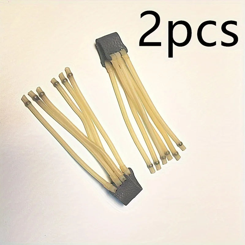2pcs Slingshot Card bead rubber band Slingshot replaces elastic rubber band, round rubber band and slingshot accessories.