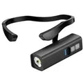 Rechargeable Waterproof Ear Clip Headlamp Bright LED Headlight for Fishing Hiking Running Cycling Outdoor Activities