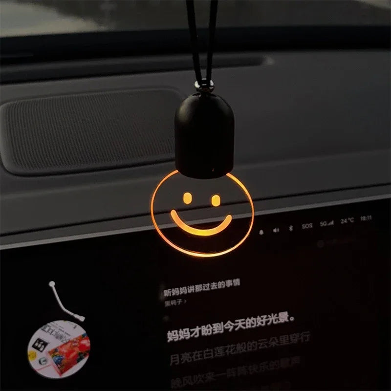 Car mounted small light bulb, interior decoration, car decoration, ambient light, pendant style creative car hanging night light