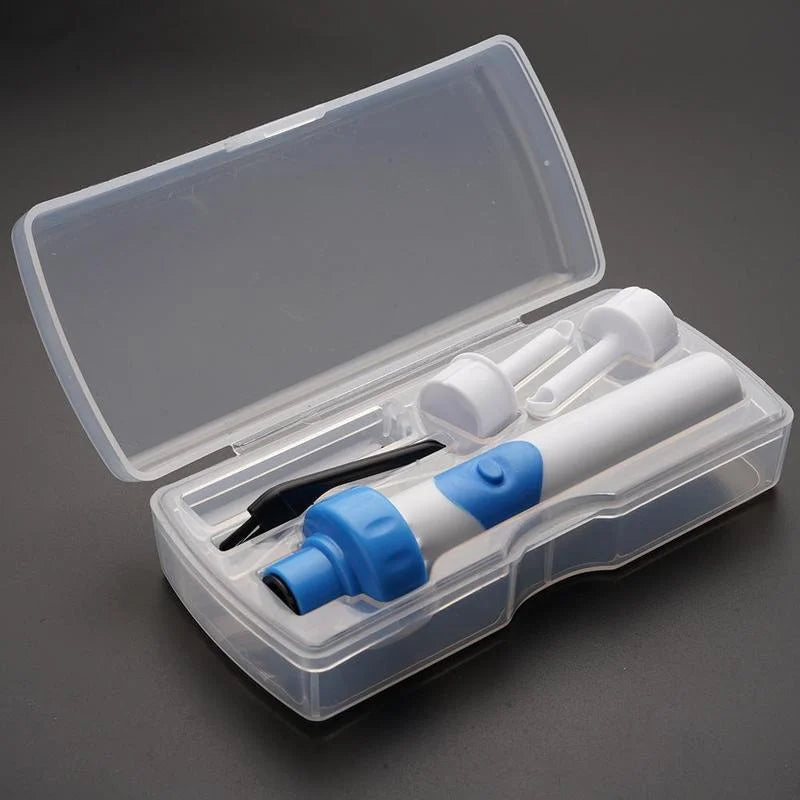 1 Set Electric Ear Wax Remover, Automatic Vacuum Ear Cleaner Tool Set, Safe & Gentle Earwax Removal Kit for Adults & Kids