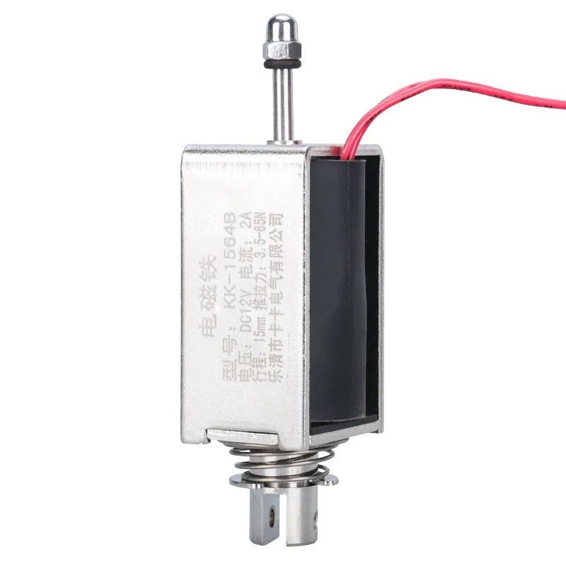 DC12V 24V Through Push Pull Small DC Electromagnet 0520B 0530B 0630B 0730B Strong Pull Switch 5N Stroke Magnet