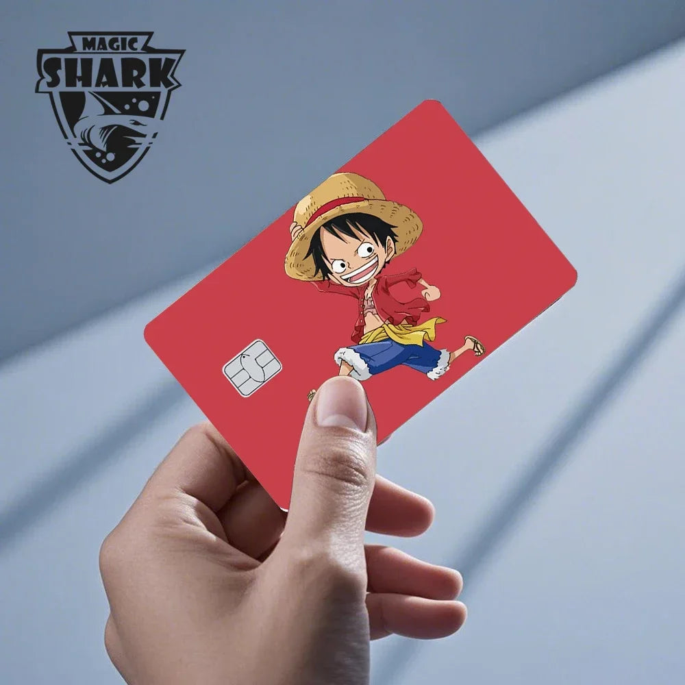 Magic Shark Wanted Anime 3M PVC Matte No Fade Skin Cover Sticker for Metro Debit Credit Card