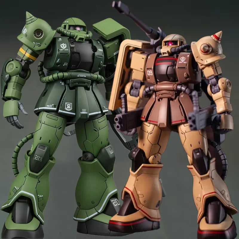 GTO Zaku Mass-Produced Char'S Custom Mobile Suit Mech Assembly Model Kits Action Figures Desktop Decoration Doll Boy Toy Gift