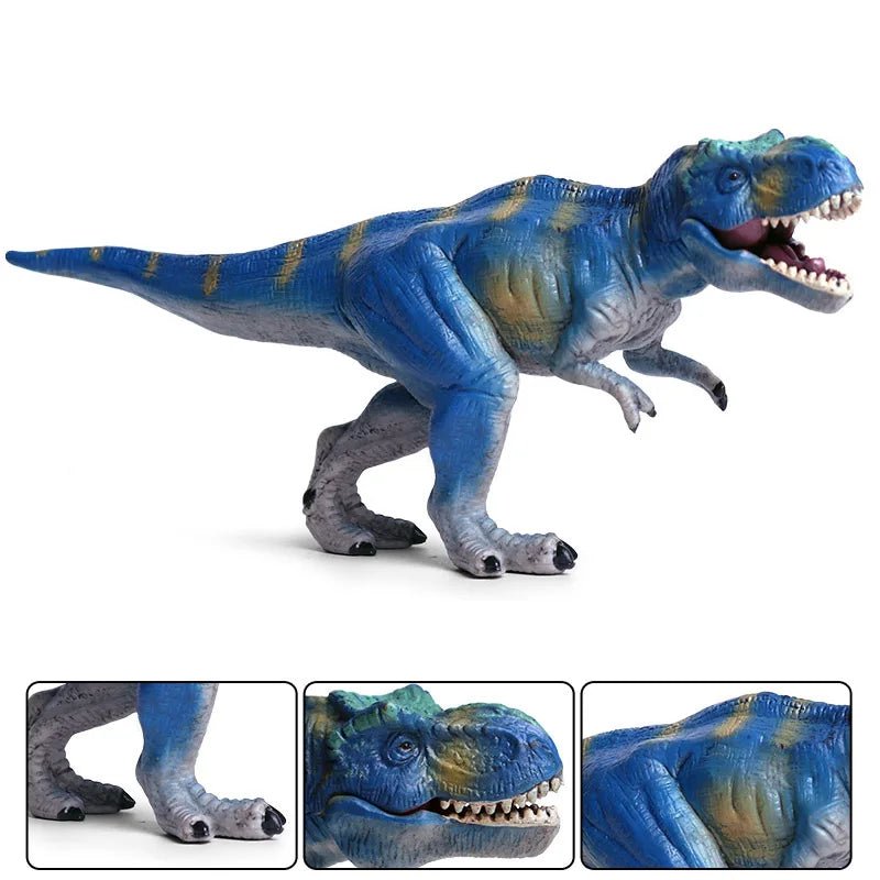 Oenux Jurassic Dinosaur World Eoraptor Dilophosauridae Mosasaurus Velociraptor T-Rex Animasl Model Action Figures Kid Toy Gift