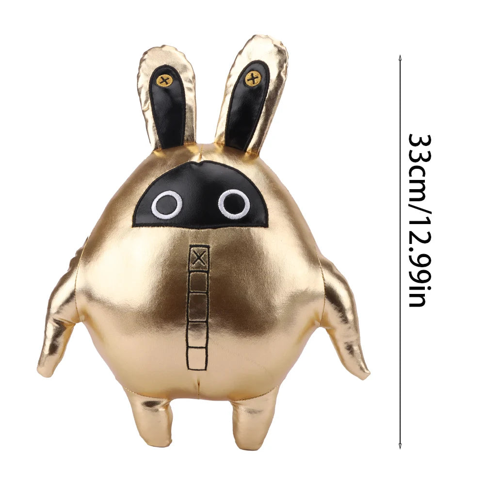 2024 New Zenless Zone Zero Bangboo Plush Dolls Toy Game characters Gold Bangboo Rabbit Stuffed Plush for Kids' Birthday Gift