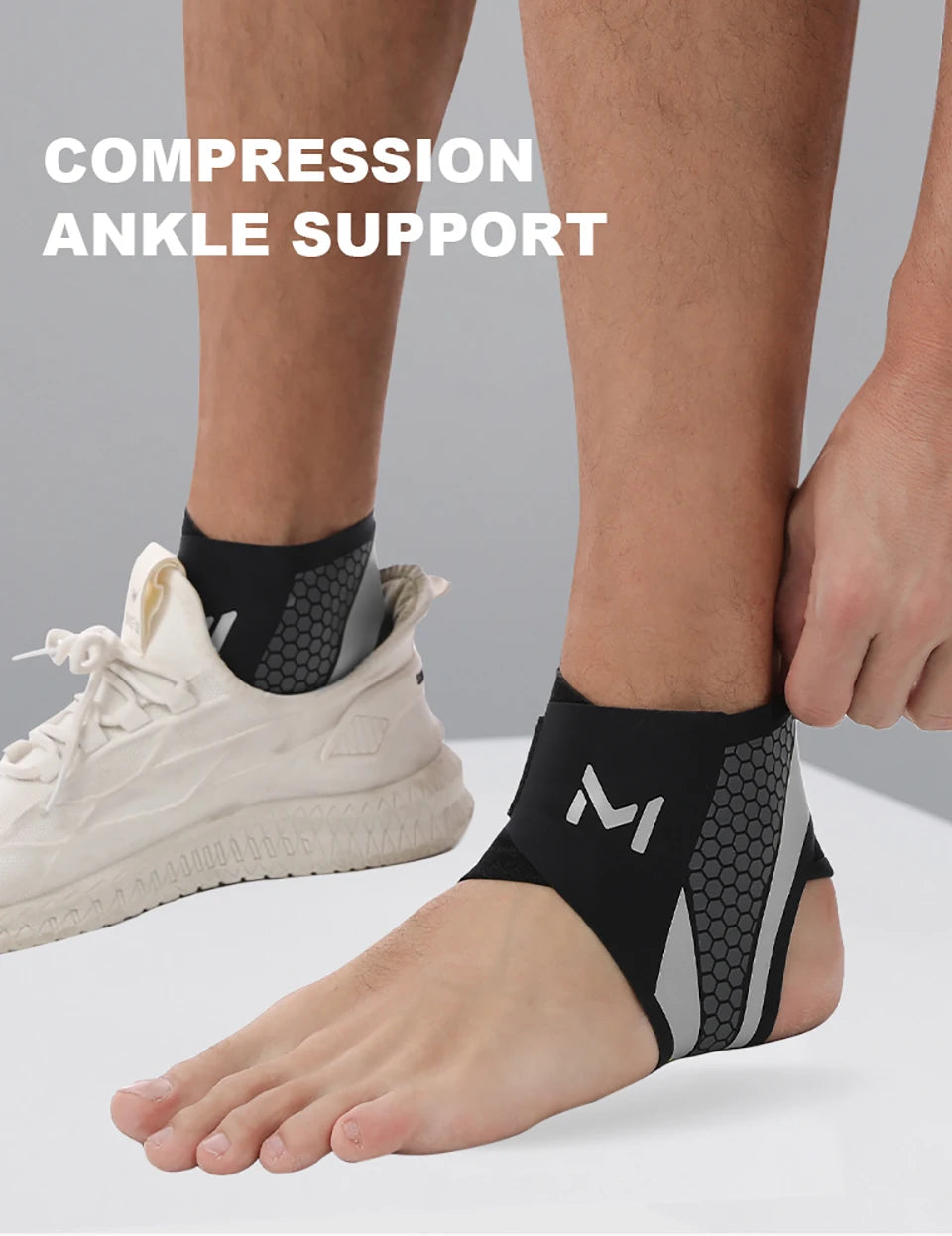 1Pcs Ankle Support Light Thin Breathable Pressurized Fixation Prevent Ankle Sprains Tendon Injury Ankle Joint Protective Cover