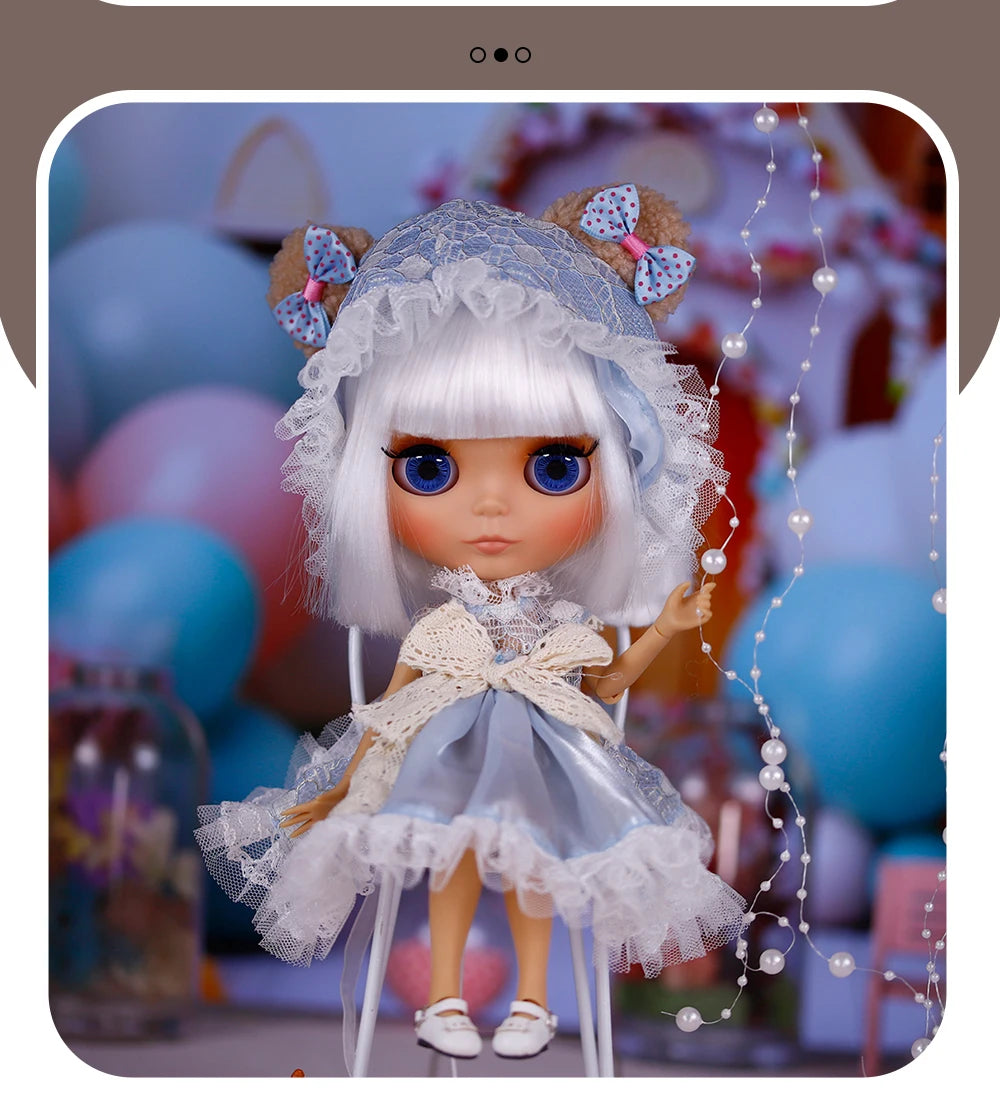 ICY DBS Blyth Doll Tan Skin Matte Face With Eyebrows Special Price 1/6 BJD JOINT body Neo Christmas Gift Anime