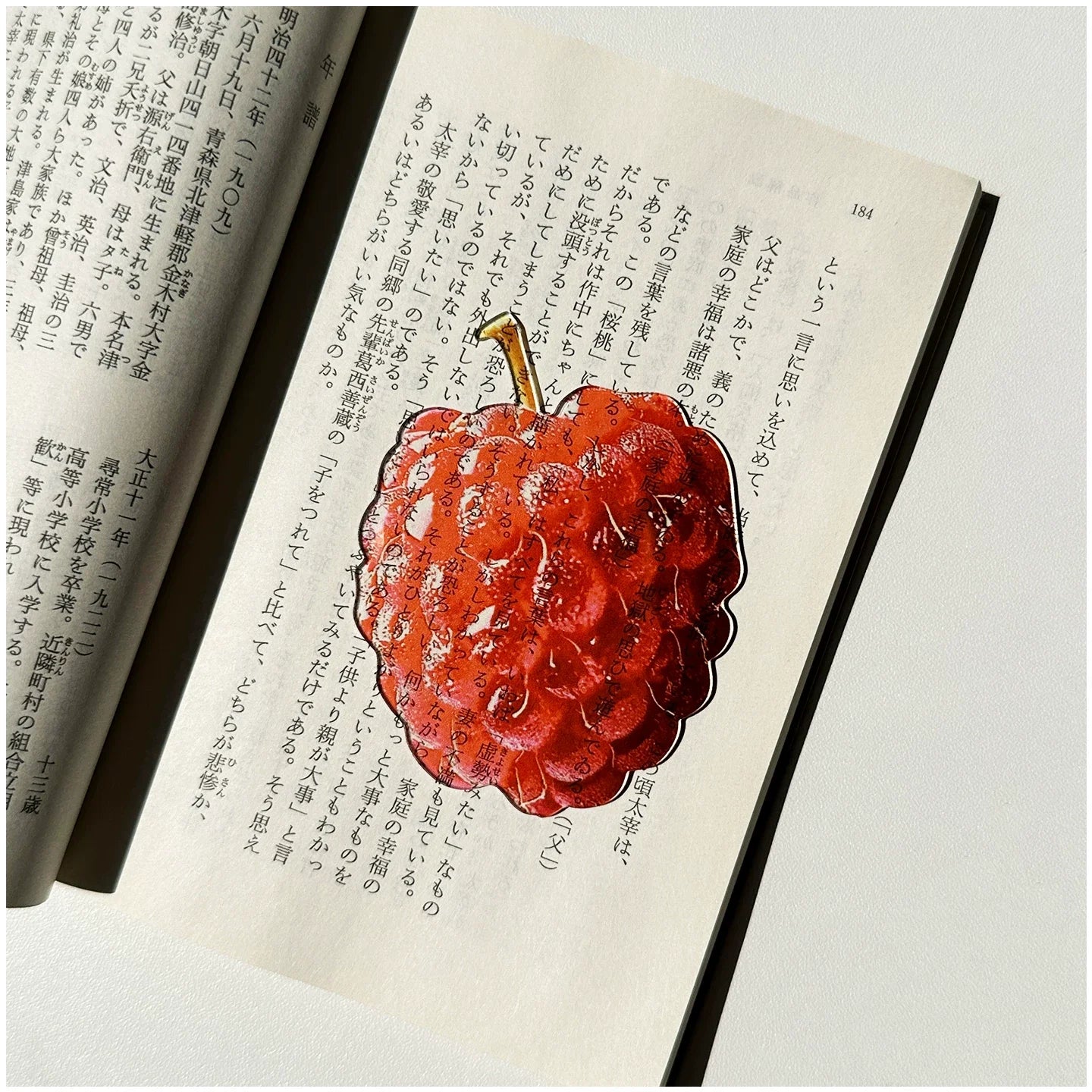 36 Styles New Delicate Transparent Acrylic Apple Bookmark Reading Mark Girl Gift Premium Feeling Cute Grape Tomato Bookmarks Toy