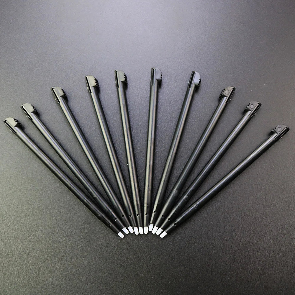 10Pcs For NDSi XL Stylus Touch Pens For DSi XL Black Red Plastic Screen Touch Pens Replacement Accessories