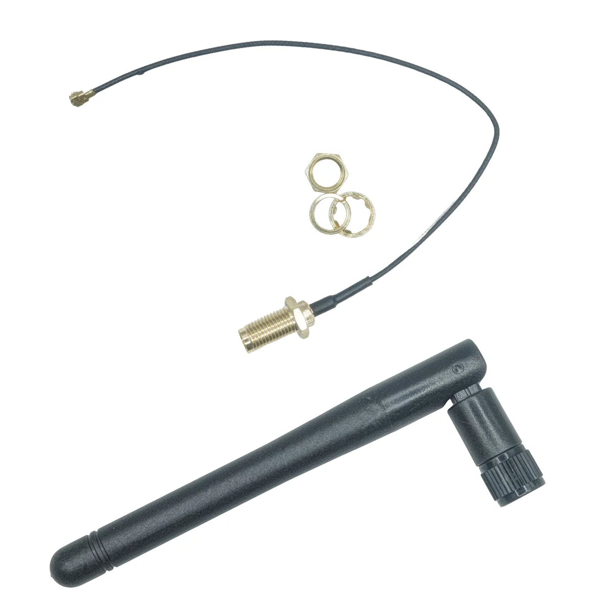 2.4G fold antenna gain 3dbi sma female SMA male pigtail Extension Cable for wifi zigbee 2.4GHZ net card