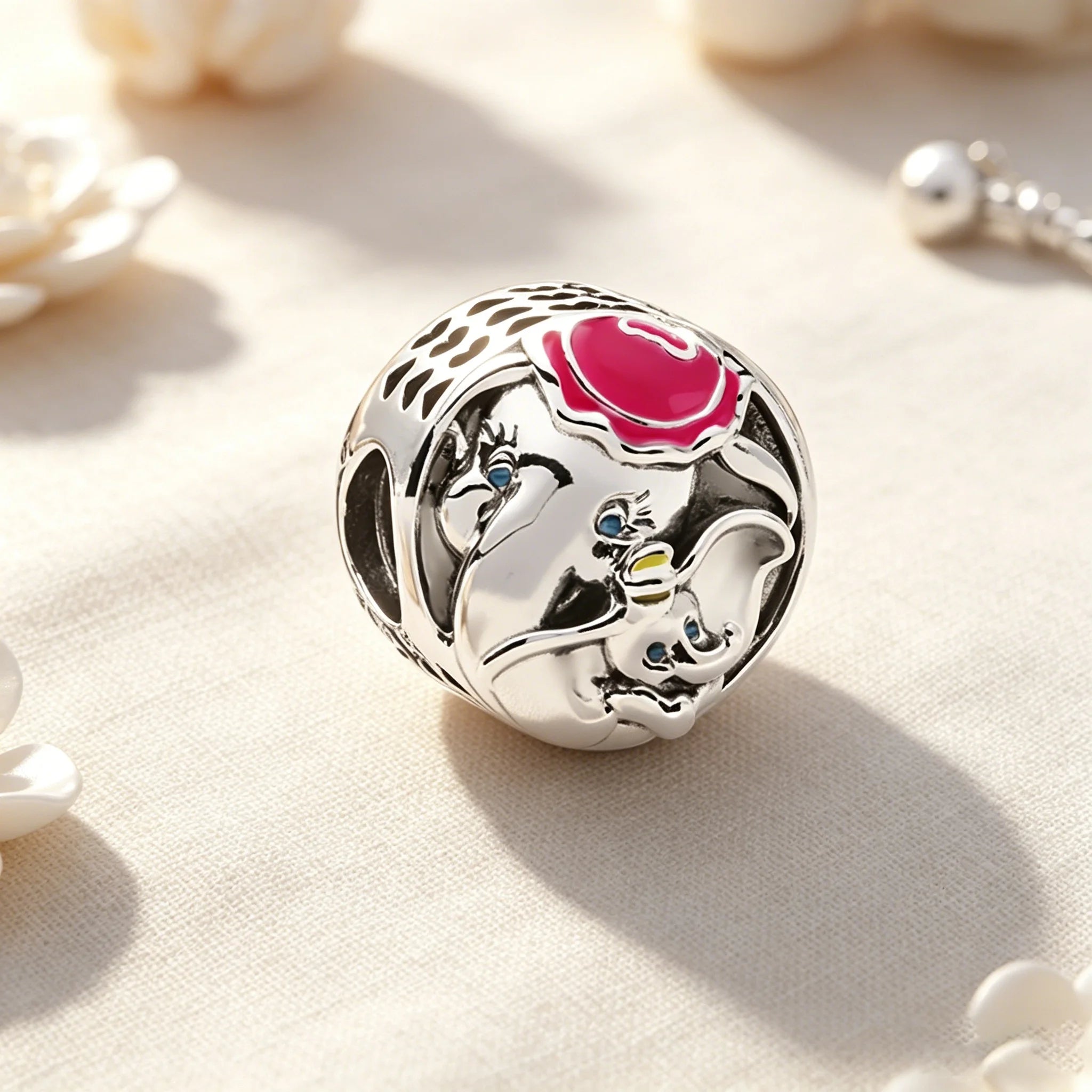 Disney Ratatouille Finding Nemo Dumbo Charm Beads Pendant fit Original Bracelet Necklace Beads for Diy Jewelry Gift