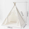1.6m/1.3m Kid Tent Indoor Play House Wigwam for Child Portable Child Tipi Tents Teepee Toddler Ball Pit Girl Castle Play Room