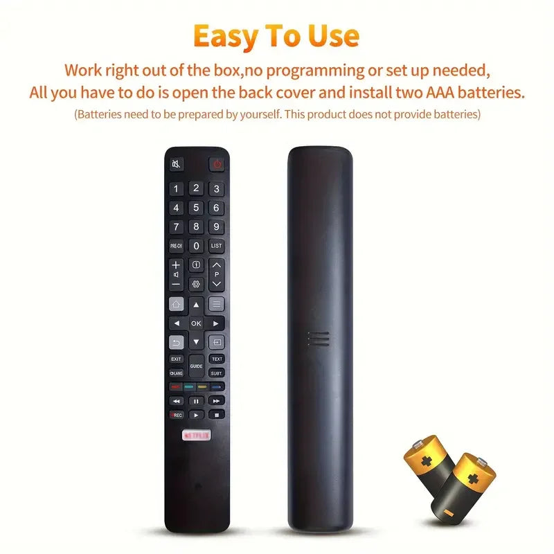 RC802N YAI2 Replacement TCL Smart TV Remote Control For TCL TV 4K HDTV P20 Series C2 Series NETFLIX
