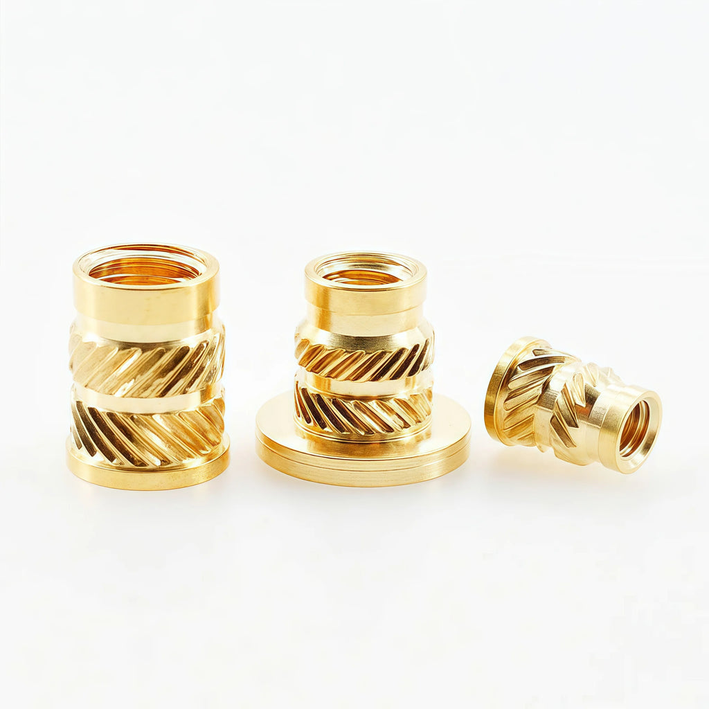 Brass Heat Insert Nut M2 M3 M4 M5 M6 M8 Hot Melt Flange Thread Knurled T-type Copper 3D Printing Injection Embedment Molding Nut