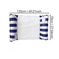 1pc Inflatable Foldable Floating Row Swimming Pool Party Water Hammock Air Mattresses Pvc Stripe Water Floating Inflatable Mat