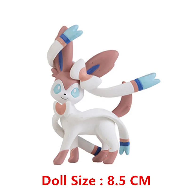 Pokemon Anime Figure Pikachu Sun Elf Eevee Gengar Monstruo De Bolsillo Cartoons Figure Model Action Toy Gift Buy in bulk