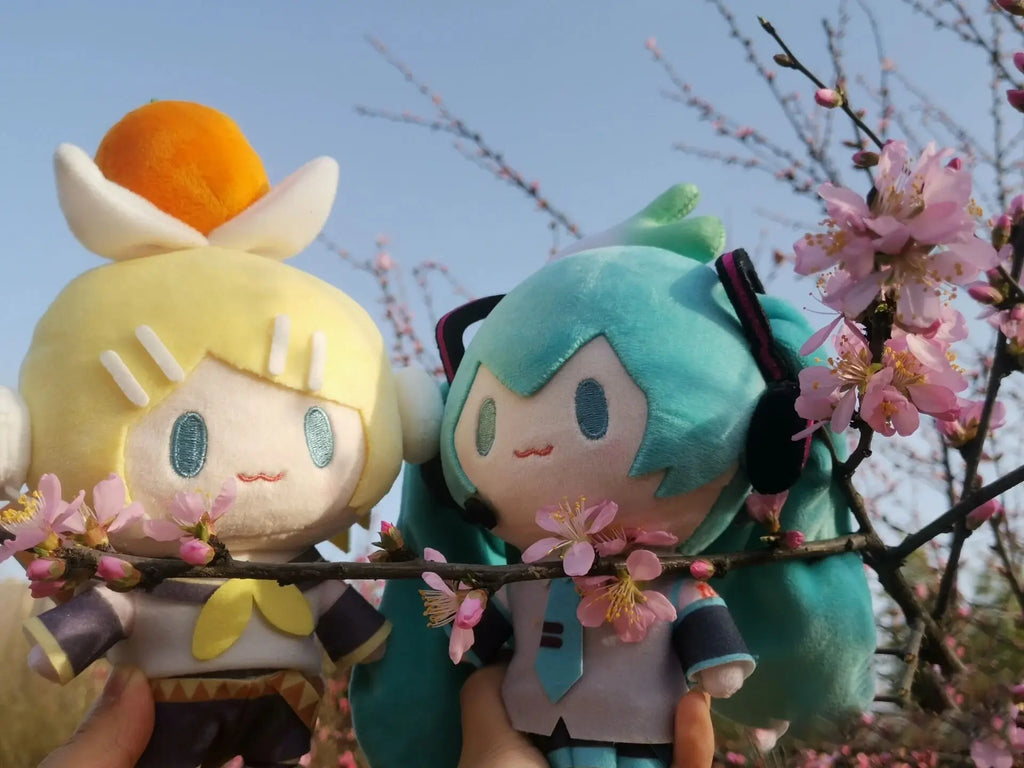 15cm Hatsune Miku Plush Stuffed Toy Kagamine Len Rin Kawaii Figure Plush Doll Collection Model Ornament Toys For Kid Gifts