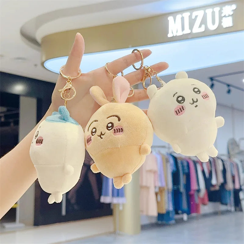 Jhikwas Usaqiji Ikawachi Small Eight Pendant Cartoon Cute Doll Key Chain Backpack Pendant