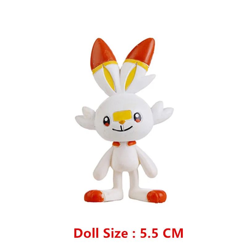 Pokemon Anime Figure Pikachu Eevee Charizard Mewtwo Cartoons Figure Collection Model Pocket Monster Action Toys Birthday Gift